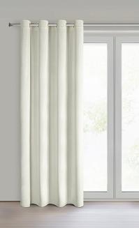 Zasłona gotowa na przelotkach BETHY 135x250 Eurofirany kremowy