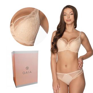 Biustonosz GAIA Semi-Soft Veronika 931 półusztywniany beżowy