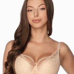 Biustonosz GAIA Semi-Soft Veronika 931 półusztywniany beżowy