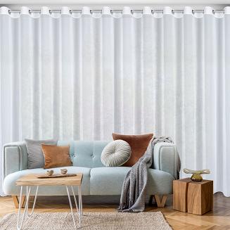 Firana gotowa na przelotkach ARLETA Eurofirany biały