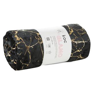 Koc narzuta GLAMO 200x150 Design91 czarny