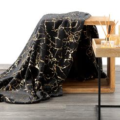 Koc narzuta GLAMO 200x150 Design91 czarny