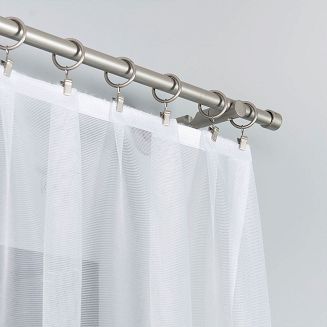 Firanka żakardowa gotowa na żabki DANIELA 300x130 biała