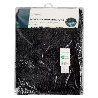 Dywanik łazienkowy SHAGGY 50x70 Eurofirany czarny