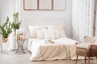 Firana gotowa na przelotkach BLANCA2 140x250 Eurofirany biały