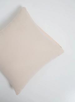 Beżowa Bawełniana Poszewka Muślinowa 50x70 Do Pościeli