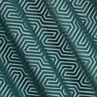 Zasłona gotowa na przelotkach ZAS 140x250 Pierre Cardin Eurofirany turkusowy