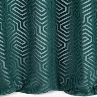 Zasłona gotowa na przelotkach ZAS 140x250 Pierre Cardin Eurofirany turkusowy