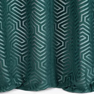 Zasłona gotowa na przelotkach ZAS 140x250 Pierre Cardin Eurofirany turkusowy