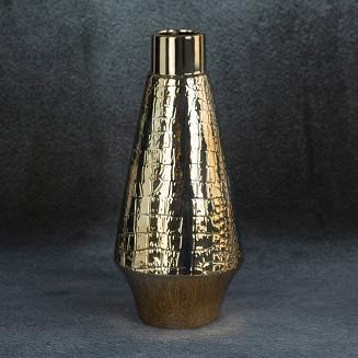 Wazon dekoracyjny ERNA Eurofirany złoty