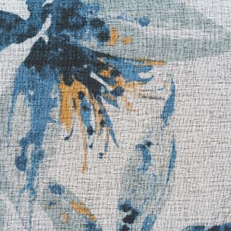 Firana gotowa na przelotkach AIDA 140x250 Eurofirany niebieski