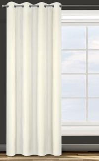 Zasłona gotowa na przelotkach ADORE 140x250 Design91 ecru