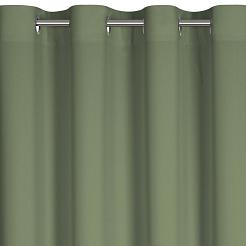 Zasłona gotowa na przelotkach RITA 140x175 Eurofirany oliwkowy