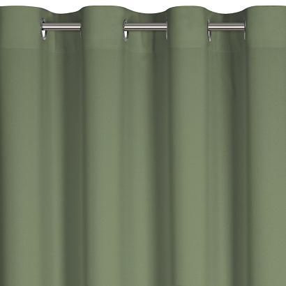 Zasłona gotowa na przelotkach RITA 140x175 Eurofirany oliwkowa