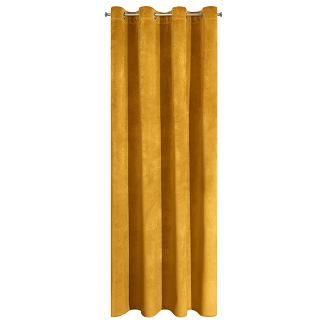 Zasłona gotowa na przelotkach VILLA 140x250 Eurofirany musztardowy
