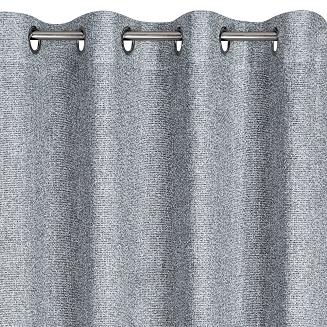 Zasłona gotowa na przelotkach MEGAN 140x250 Eurofirany szary