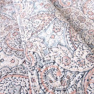 Narzuta dekoracyjna Harem 170x210 Darymex biała w ozdobny kolorowy ornamet