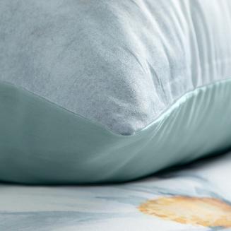 Pościel satynowa BLOOM 220x200 Eva Minge Eurofirany miętowy