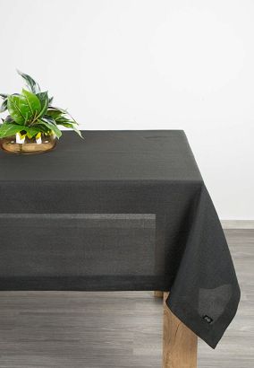 Obrus dekoracyjny STELLA-2 140x300 Eurofirany czarny