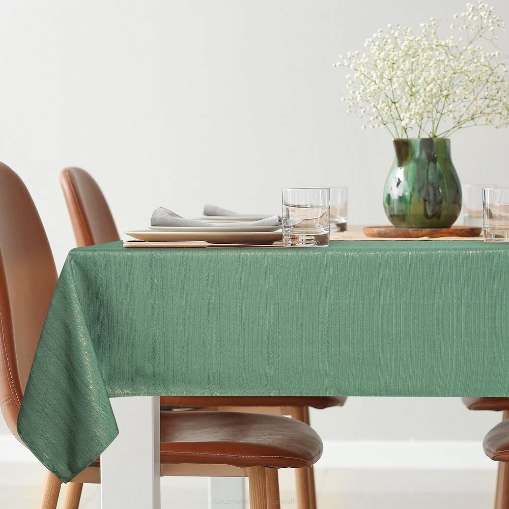 Obrus dekoracyjny GLAMO 140x300 Eurofirany zielony