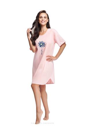 Koszula damska LUNA kod 85 oversize różowa
