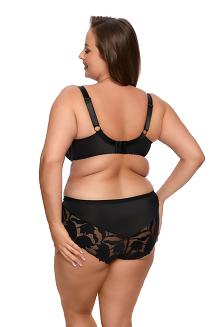 Biustonosz Semi-Soft Keto MAXI 1134 półusztywniany czarny