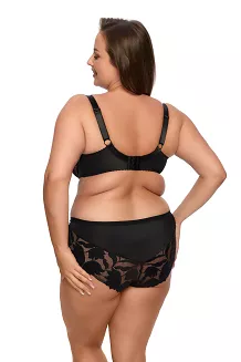 Biustonosz Semi-Soft Keto MAXI 1134 półusztywniany czarny