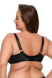 Biustonosz Semi-Soft Keto MAXI 1134 półusztywniany czarny