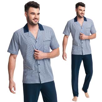 Piżama męska LUNA kod 770 granatowa