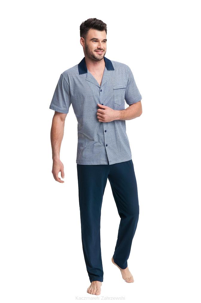 Piżama męska LUNA kod 770 granatowa