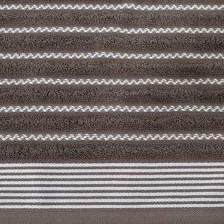 Ręcznik bawełniany LEO 70x140 Design91 ciemnobrązowy