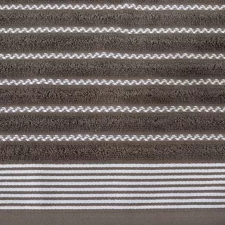 Ręcznik bawełniany LEO 70x140 Design91 ciemnobrązowy