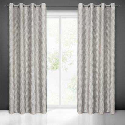 Zasłona gotowa na przelotkach MEGAN 140x250 Eurofirany beżowa