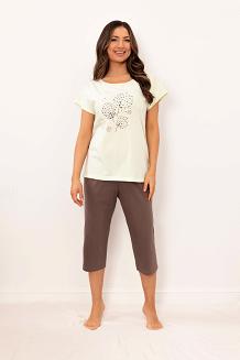 Piżama damska REGINA kod 4010 zielony