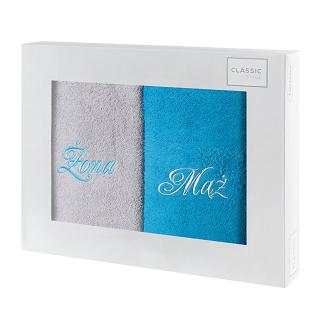 Komplet ręczników MĄŻ ŻONA Eurofirany