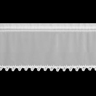 Firana gotowa na taśmie LILI 130x50 Eurofirany biały