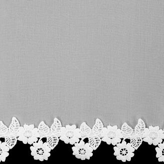 Firana gotowa na taśmie LILI 130x50 Eurofirany biały