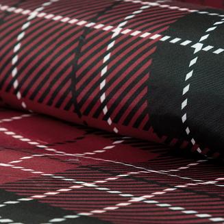 Komplet pościeli świąteczny POS 140x200 Eurofirany bordowy