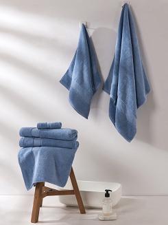 Ręcznik bawełniany Leo 100x150 niebieski