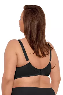 Biustonosz GAIA Semi-Soft Maja MAXI 1300 półusztywniany czarny
