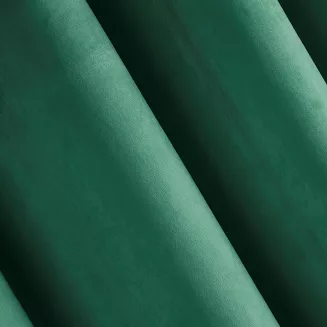 Zasłona gotowa na przelotkach MELANIE 140x250 Eurofirany butelkowy zielony