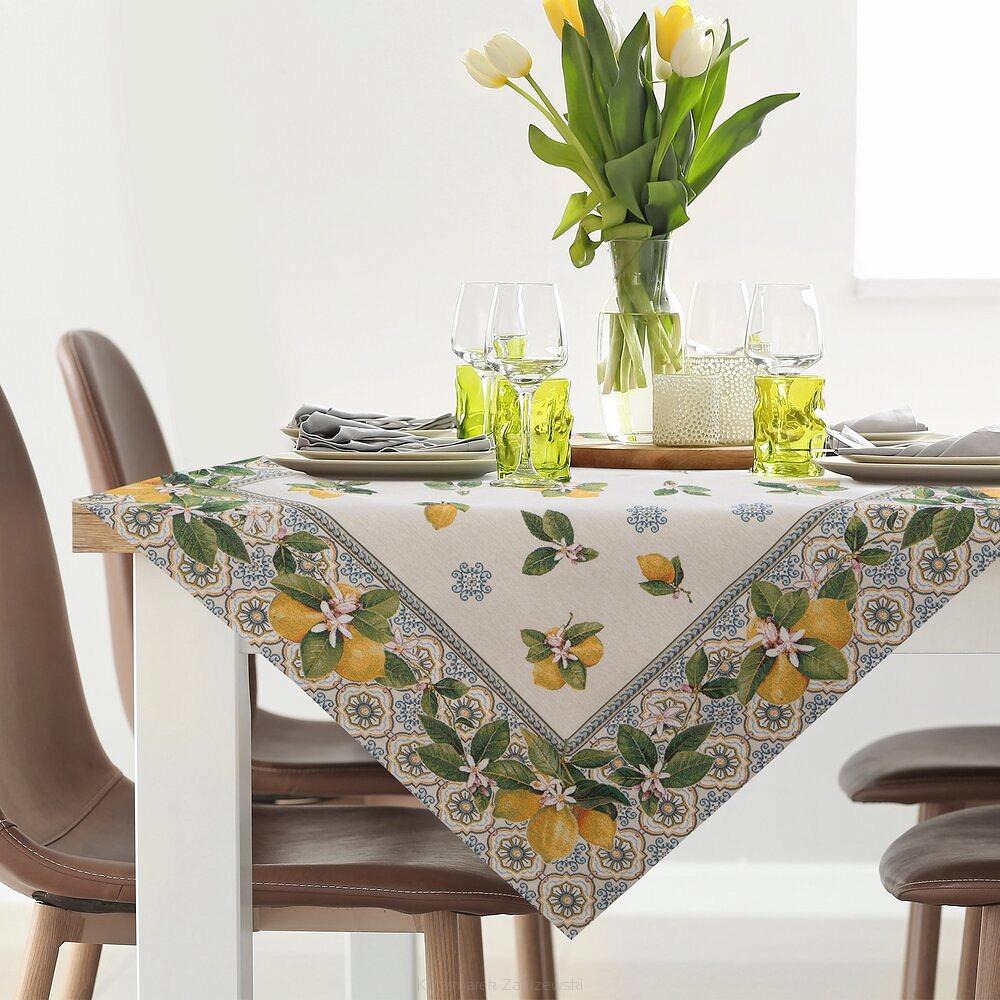 Obrus dekoracyjny CHO 100x100 Eurofirany naturalny