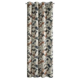 Zasłona gotowa na przelotkach AMBRA 140x250 Eurofirany granatowy