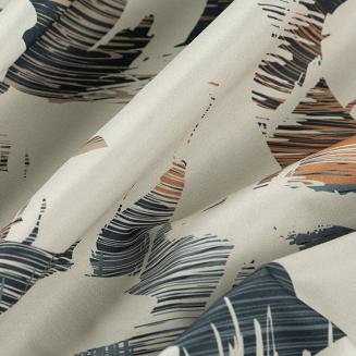 Zasłona gotowa na przelotkach AMBRA 140x250 Eurofirany granatowy