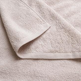 Ręcznik bawełniany LEON 70x140 strukturalne frotte jasnobeżowy