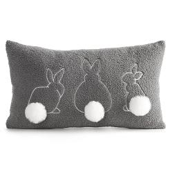 Poszewka dekoracyjna WIOSNA 30x50 Eurofirany stalowy