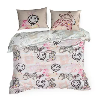 Pościel bawełniana KID Design91 biały