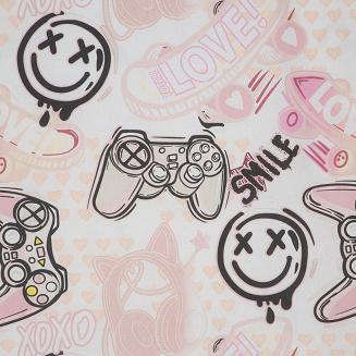 Pościel bawełniana KID Design91 biały