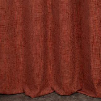 Zasłona gotowa na taśmie MUSCAT 140x270 Eurofirany rudy
