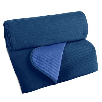 Narzuta dekoracyjna VELVET2 170x210 granatowy